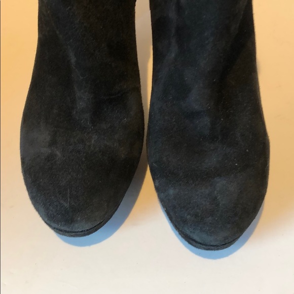 Rockport Blue Black suede platform booties - Picture 3 of 5